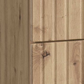 vidaXL Κομοδίνο Artisan Δρυς 43x 41 x 66,5 εκ Επεξεργασμένο Ξύλο