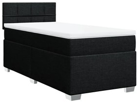 ΚΡΕΒΑΤΙ BOXSPRING ΜΕ ΣΤΡΩΜΑ ΜΑΥΡΟ 90X190 ΕΚ.ΥΦΑΣΜΑΤΙΝΟ 3288045