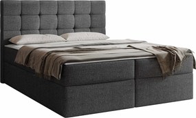 Επενδυμένο κρεβάτι Luanda-160 x 200-Gkri Skouro