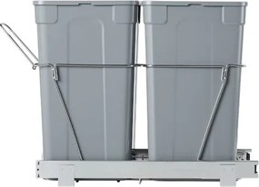 VEVOR Double Pullout Waste Container Under Cabinet Kitchen Bin Trash Can