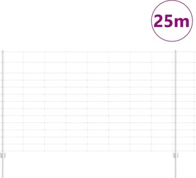 vidaXL Άγριος Φράκτης με Στηρίγματα 25 x 1,4 μ (Π x Υ)