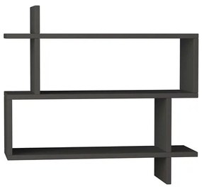 Ράφι τοίχου "ZENIA" σε χρώμα ανθρακί 70x22x65