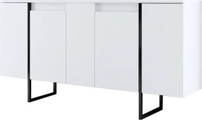 Κονσόλα Λευκό / Μαύρο FODRES 160x35x80