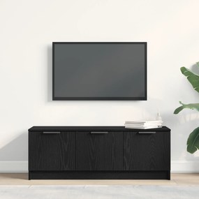 vidaXL Ντουλάπα τηλεόρασης Μαύρη Δρύς 102x35x36,5 εκ Επεξεργασμένο ξύλο