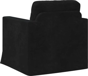 vidaXL Καναπές Μαύρο 78 x 78 x 80 εκ. Βελούδο