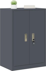 vidaXL Ντουλάπι αποθήκευσης Ανθρακί 60 x 40 x 90 cm Ατσάλι