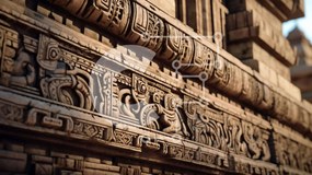 Intra Συλλεκτικό Ξύλινο Παζλ Plywood 4mm - Περίπλοκα γλυπτά σε ιστορικό κτήριο Σε Ξύλινο Κουτί - Διαστάσεις Puzzle: 10x10 cm – 25 κομμάτια