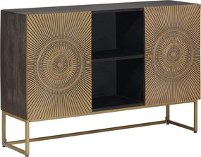 vidaXL Πλαϊνό γραφείο Ορείχαλκος 105 x 30 x 70 εκ