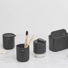 Διανομέας υγρού σαπουνιού Brabantia MindSet 1005672, 200 ml, ευρύ άνοιγμα, σκούρο γκρι