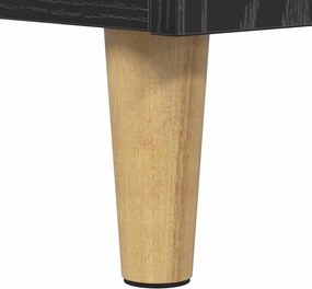 vidaXL Ντουλάπι TV 160 x 35 x 55 εκ. Μαύρη Οξυά Επεξεργασμένο Ξύλο