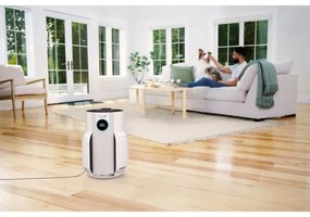 Καθαριστής αέρα Shark NeverChange HP150EU, Έως 60 m3, 26W, 5 ταχύτητες, Καμία αλλαγή φίλτρου έως και 5 χρόνια, Οθόνη LED, Λευκό