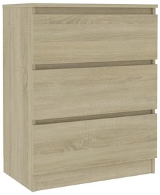 Συρταριέρα Sonoma Δρυς 60 x 35 x 76 εκ. Επεξεργασμένο Ξύλο - Καφέ