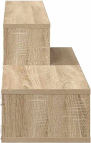 vidaXL ΡάφιΤηλεόρασηςΤοίχου 120x25x28,5εκ Επεξεργασμένο ξύλο