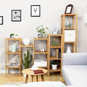 Ραφιέρα Δαπέδου 5 Θέσεων (33x33x146) Songmics BCB55YV3