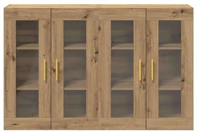 vidaXL Επιτοίχιο ντουλάπι 2 pcs artisan δρυς 69.5 x 34 x 90 εκ.