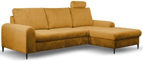 Γωνιακός καναπές Monte-Moustardi-Deksia