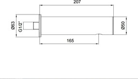Serel 108109004 - Ηλεκτρονική μπαταρία τοιχου χρωμέ