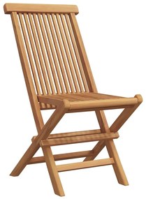 vidaXL Σετ Τραπεζαρίας Κήπου 2 pcs Καφέ Μασίφ ξύλο teak