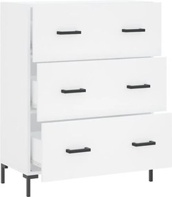 vidaXL Ντουλάπι Λευκό 69,5 x 34 x 90 εκ. από Επεξεργασμένο Ξύλο