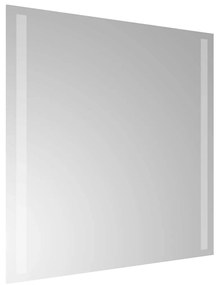 vidaXL Καθρέφτης Μπάνιου με LED 50x50 εκ.