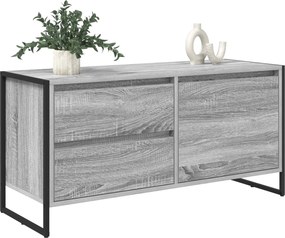 vidaXL Ντουλάπι TV 100 x 36 x 49.5 εκ Γκρι Sonoma Επεξεργασμένο Ξύλο