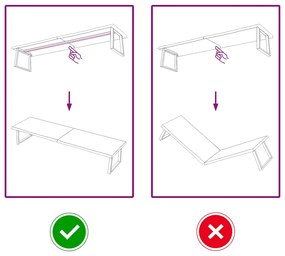 vidaXL Επιφ Τραπεζιού Αν Καφέ 220x60x(2-6)εκ. Επεξ. Μασίφ Ξύλο Δρυός