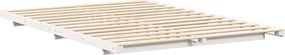 vidaXL Σκελετός Κρεβατιού Λευκό 140 x 200 cm Στερεά ξυλεία πεύκου