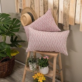 Μαξιλαροθήκη Διακοσμητική Giardino 06 Pink Teoran 30X50 Cotton-Polyester