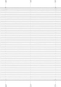 vidaXL Πλισέ περσίδα Λευκό 105x150 cm Πλάτος υφάσματος 104,4 cm