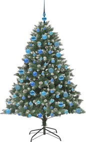 vidaXL Τεχνητό Χριστουγεννιάτικο Δέντρο με 300 LED Πράσινο 180 cm