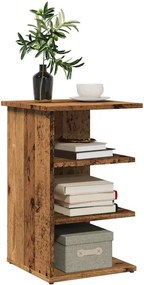 vidaXL Sideboard Παλιό ξύλο 35x35x55 cm Ξύλο μηχανής