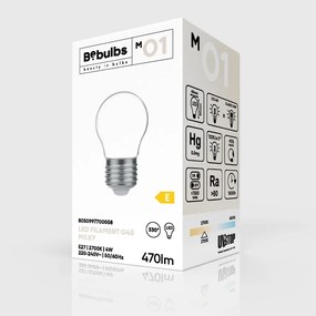 LED Filament Λαμπτήρας M01 Mini Γλόμπος G45 Οπάλ 4W 470Lm E27 2700K