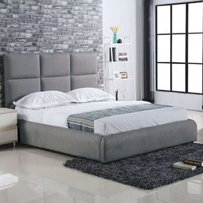 Κρεβάτι Maxim (Για Στρώμα 180x200cm) Ε8079 198x218x121cm Grey Διπλό