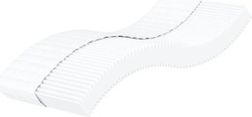 vidaXL Καναπές Κρεβάτι με Στρώμα Ανοιχτό Γκρι 90 x 200 εκ. Υφασμάτινο