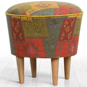 Σκαμπό Rug 209FLF1239 42x42cm Multi