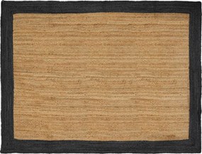vidaXL Χαλιά χώρου Σκούρο Γκρι 200 x 290 εκ. Γιούτα
