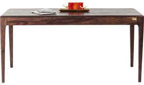 Τραπέζι Brooklyn Walnut  Ξύλο Καφέ  160x80x76εκ - Καφέ