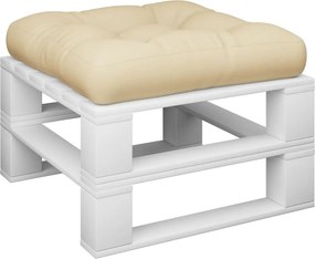 vidaXL Μαξιλάρι Παλέτας Μπεζ 60 x 60 x 12 εκ. Υφασμάτινο