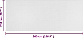 vidaXL Δίκτυο Έντομα Λευκό 2 x 5 m Πολυαιθυλένιο