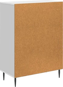vidaXL Πλαϊνό γραφείο Γυαλιστερό Λευκό 66 x 34,5 x 89,5 εκ