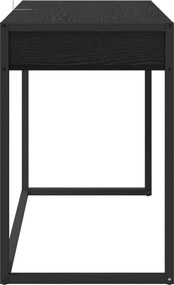 vidaXL Γραφείο Μαύρη Οξυά 100 x 50 x 75 cm Επεξεργασμένο ξύλο