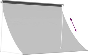 vidaXL Αντιανεμικό Ανοιχτό γκρι 100 x 150 cm