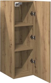 vidaXL Σετ ντουλάπι τηλεόρασης 2 τεμαχίων Artisan Oak Ξύλο μηχανής