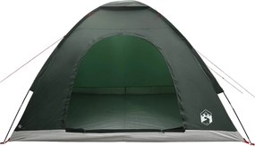 vidaXL Σκηνή Camping 4 ατόμων Στρατιωτικό Πράσινο