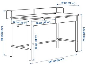 RIDSPÖ/FJÄLLBERGET γραφείο και καρέκλα 595.027.83