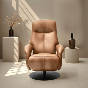 Bull Electric Recliner Brown Full Leather
