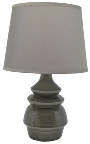 Πορτατίφ Με Καπέλο Ε14/40W Γκρι Κεραμικό 22x9x34cm ANKOR