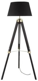 Φωτιστικό Δαπέδου Τρίποδο Ξύλινο MOUSSE 65Χ55ΧΗ144CM ACA-TF17701FBBB-Μαύρο TF17701FBBB