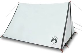 vidaXL Σκηνή Κάμπινγκ 2 Ατόμων Διάβροχη Λευκή Ύφασμα Συσκότισης