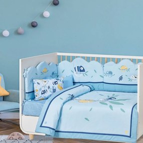 Κουβερλί Βρεφικό 4935 Blue Das Home 110x150cm Microfiber